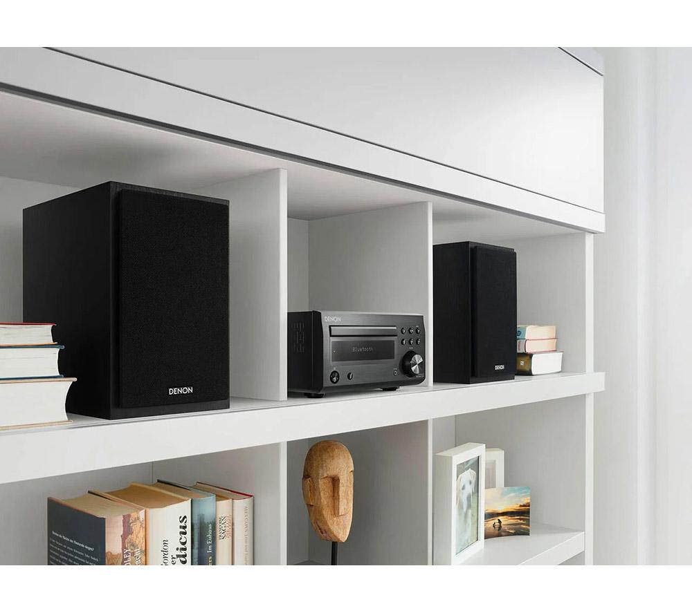 DENON DM-41DAB Wireless Traditional Hi-Fi System - Black image number 11 of 11