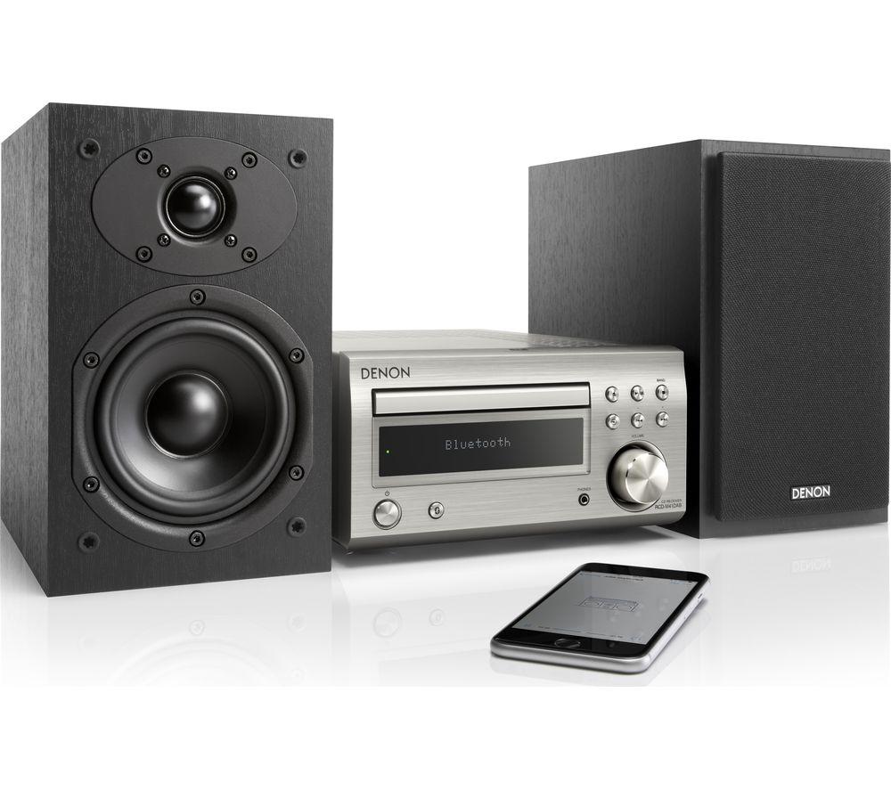 DENON DM-41DAB Wireless Traditional Hi-Fi System - Premium Silver - image 4