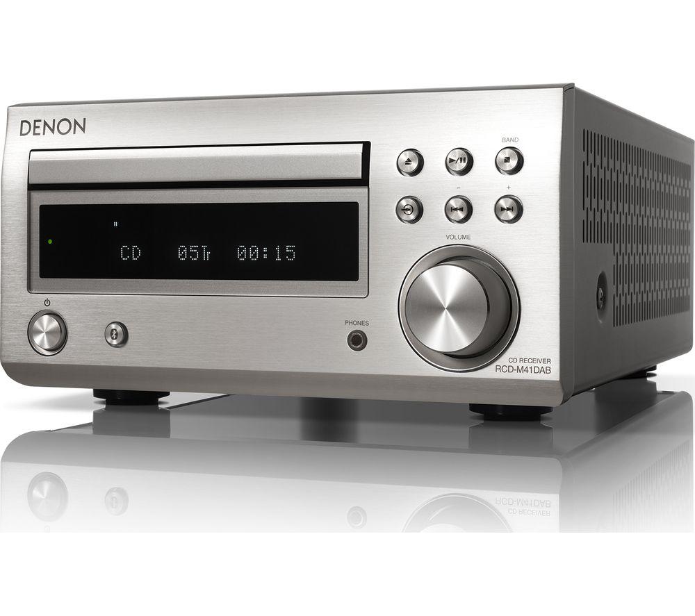 DENON DM-41DAB Wireless Traditional Hi-Fi System - Premium Silver - image 8