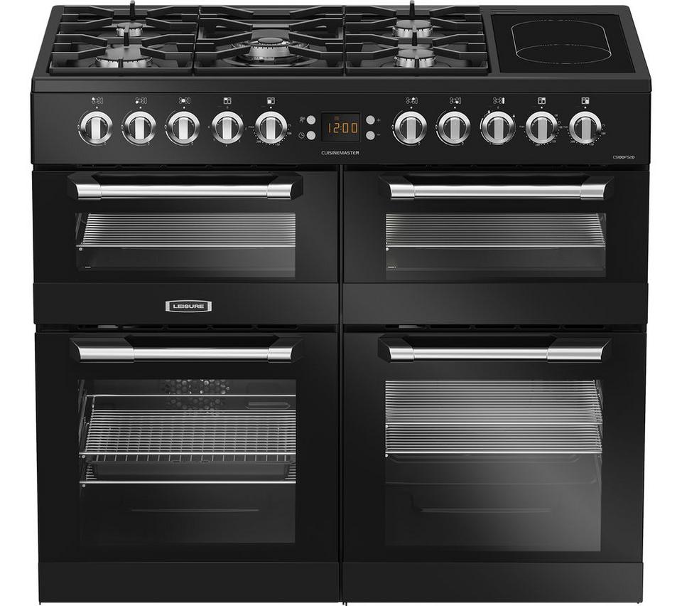 LEISURE Cuisinemaster CS100F520K Dual Fuel Range Cooker - Black