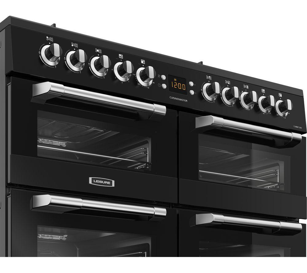 LEISURE Cuisinemaster CS100F520K Dual Fuel Range Cooker - Black image number 4 of 15