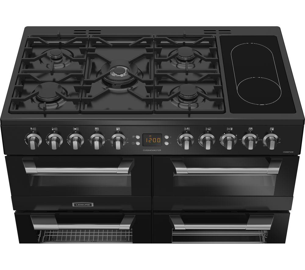 LEISURE Cuisinemaster CS100F520K Dual Fuel Range Cooker - Black image number 5 of 15
