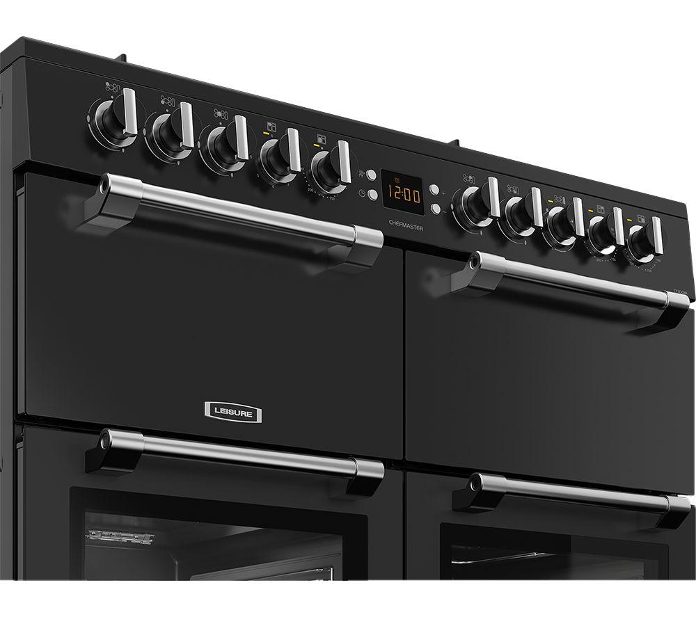 LEISURE Chefmaster CC100F521K 100 cm Dual Fuel Range Cooker - Black image number 5 of 9
