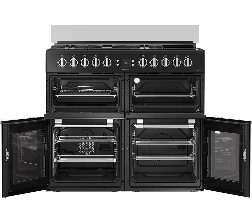 LEISURE Chefmaster CC100F521K 100 cm Dual Fuel Range Cooker - Black image number 6 of 9