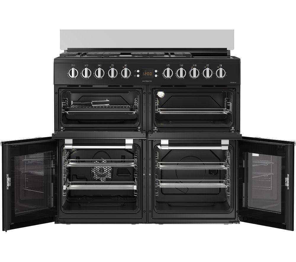 LEISURE Chefmaster CC100F521C 100 cm Dual Fuel Range Cooker - Cream & Black image number 6 of 9