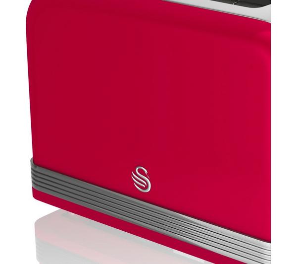 SWAN ST19010RN 2-Slice Toaster - Red image number 1