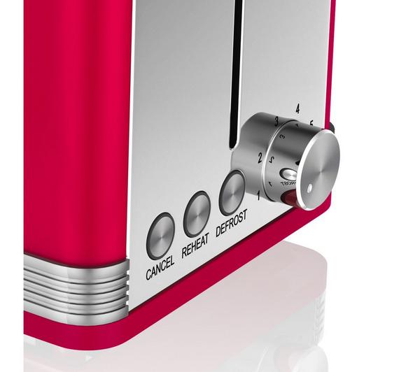 SWAN ST19010RN 2-Slice Toaster - Red image number 2