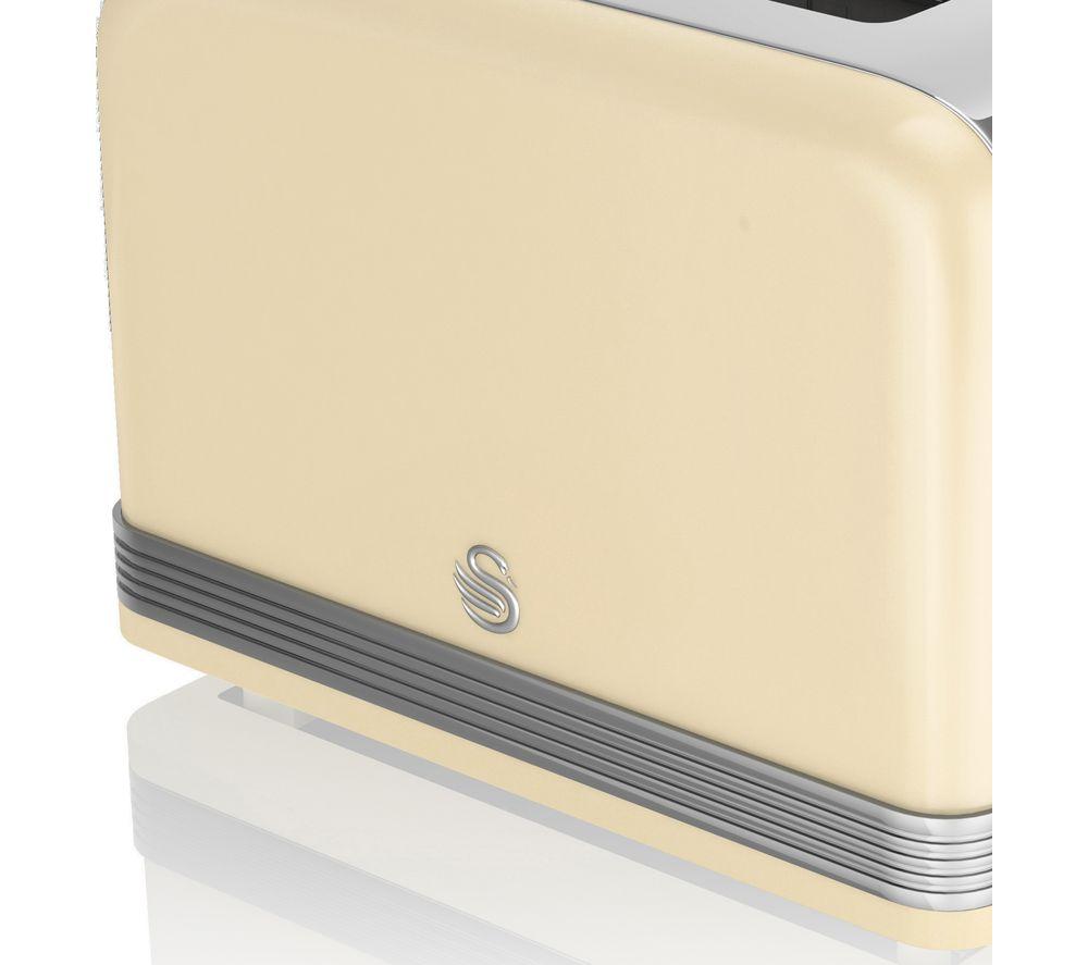 SWAN Retro ST19020CN 4-Slice Toaster - Cream image number 5 of 7