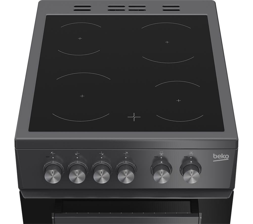 BEKO Pro KDVC563AA 50 cm Electric Ceramic Cooker - Anthracite image number 6 of 7