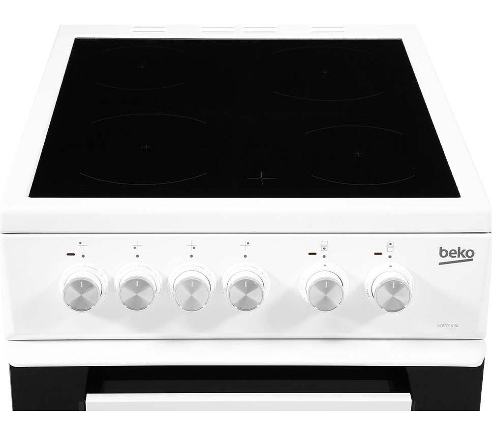 BEKO Pro KDVC563AW 50 cm Electric Ceramic Cooker - White image number 7 of 7