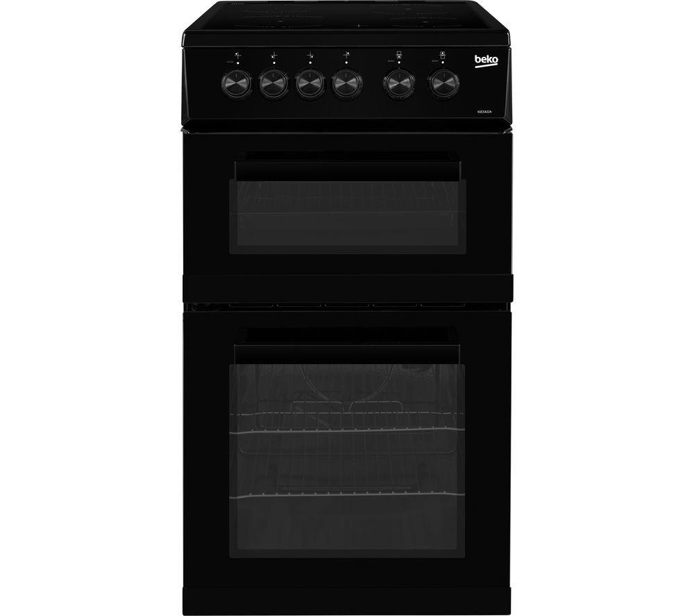 BEKO KDC5422AK 50 cm Electric Ceramic Cooker - Black, Black