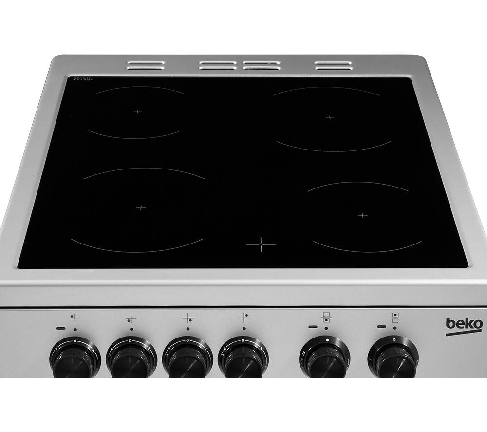 BEKO KDC5422AS 50 cm Electric Ceramic Cooker - Silver image number 7 of 7