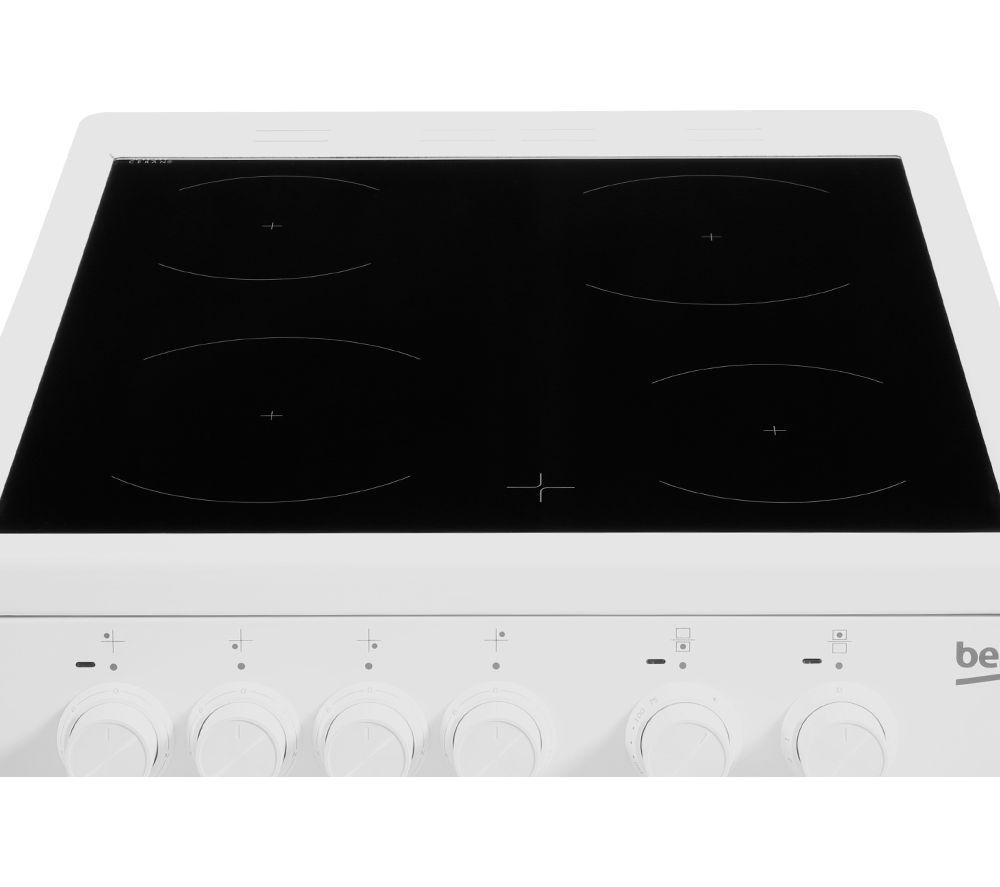 BEKO KDC5422AW 50 cm Electric Ceramic Cooker - White image number 7 of 7