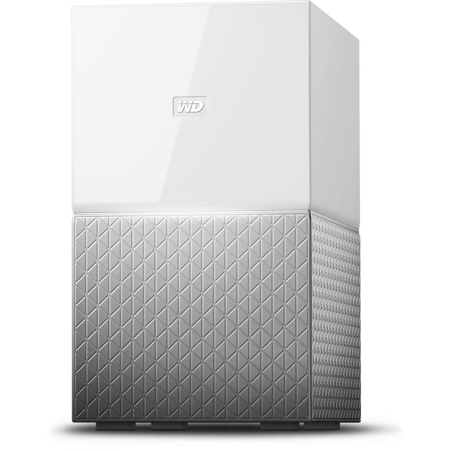 WD My Cloud Home Duo NAS Drive - 6 TB, White, White