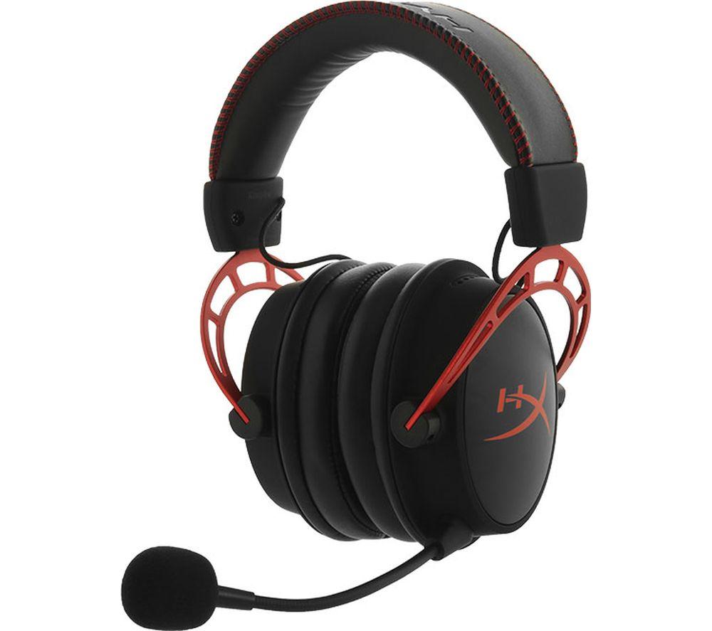 Buy HYPERX Cloud Alpha Gaming Headset - Black & Red | Currys