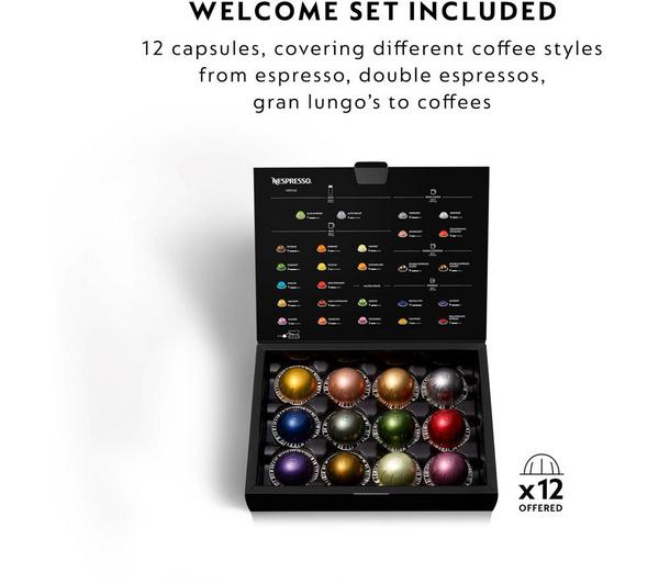NESPRESSO by Magimix Vertuo Plus 11386 Pod Coffee Machine - Silver image number 7