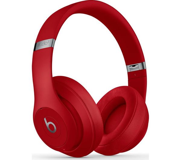BEATS Studio 3 Wireless Bluetooth Noise-Cancelling Headphones - Red image number 0
