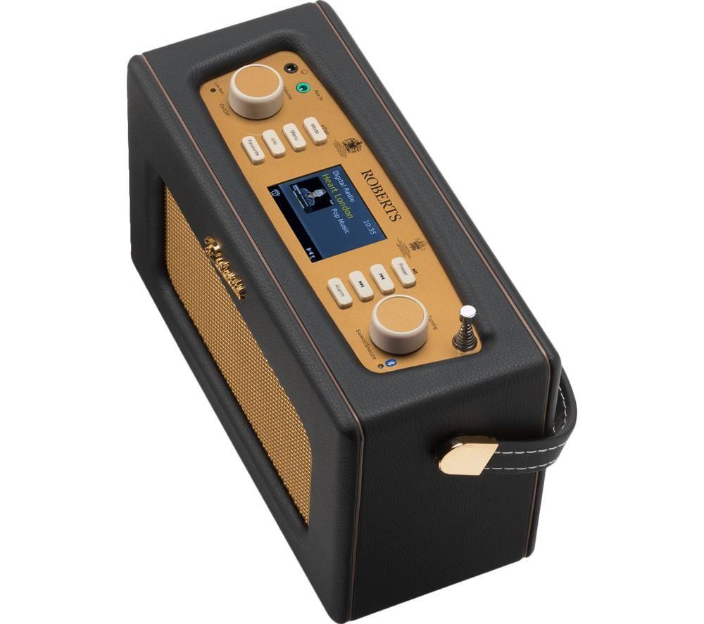 ROBERTS Revival RD70 Portable DAB+/FM Retro Bluetooth Radio - Black image number 5 of 5