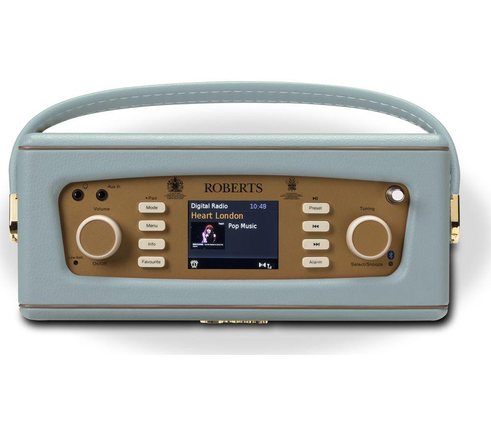ROBERTS Revival RD70 Portable DAB+/FM Retro Bluetooth Radio - Duck Egg image number 7 of 7