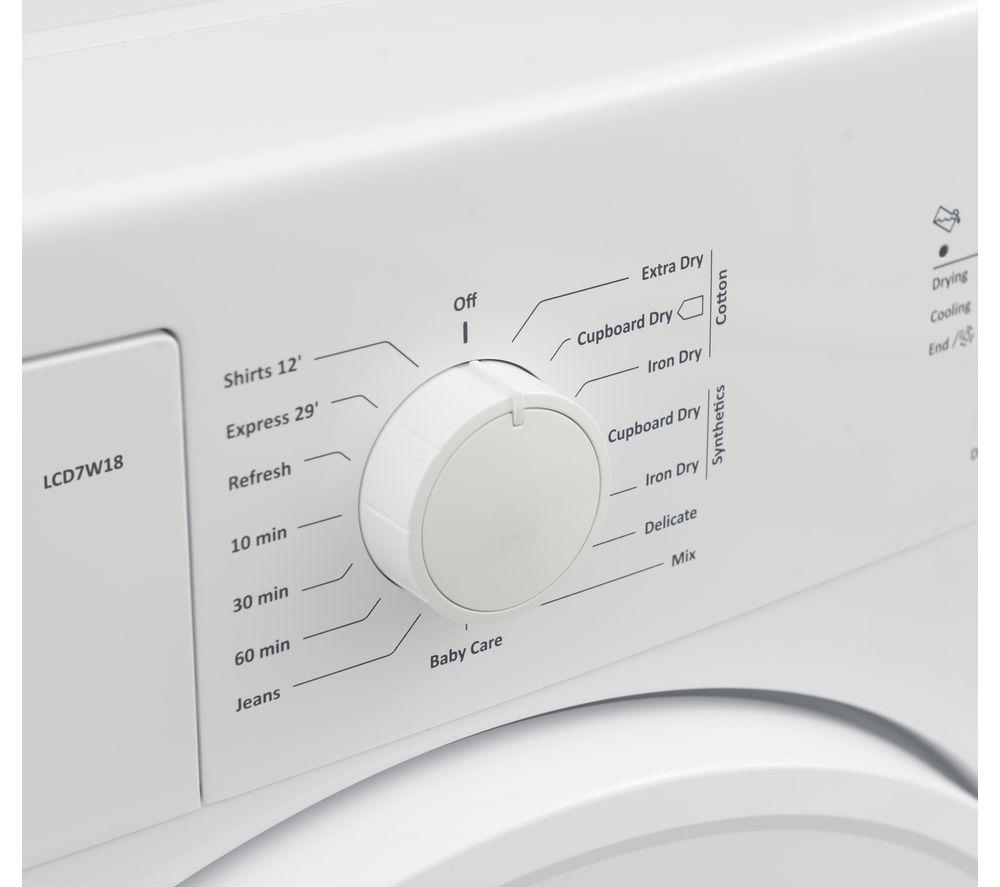 Buy LOGIK LCD8W18 8 kg Condenser Tumble Dryer White Currys