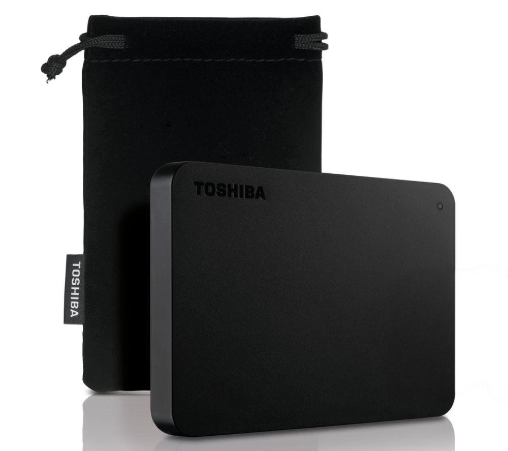 TOSHIBA Canvio Basics Portable Hard Drive - 1 TB, Black, Black