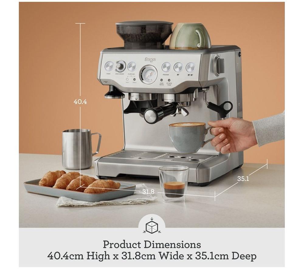 SAGE The Barista Express BES875 Bean to Cup Coffee Machine - Stainless Steel image number 7 of 12