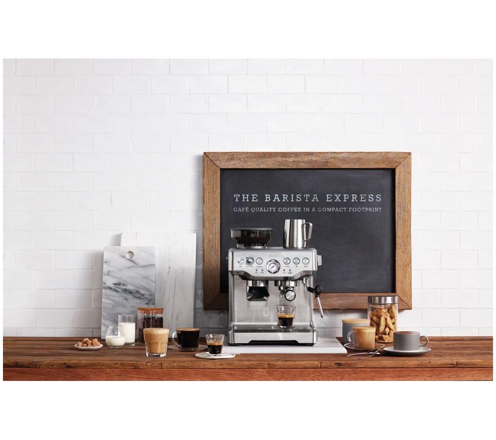 SAGE The Barista Express BES875 Bean to Cup Coffee Machine - Stainless Steel image number 9 of 12