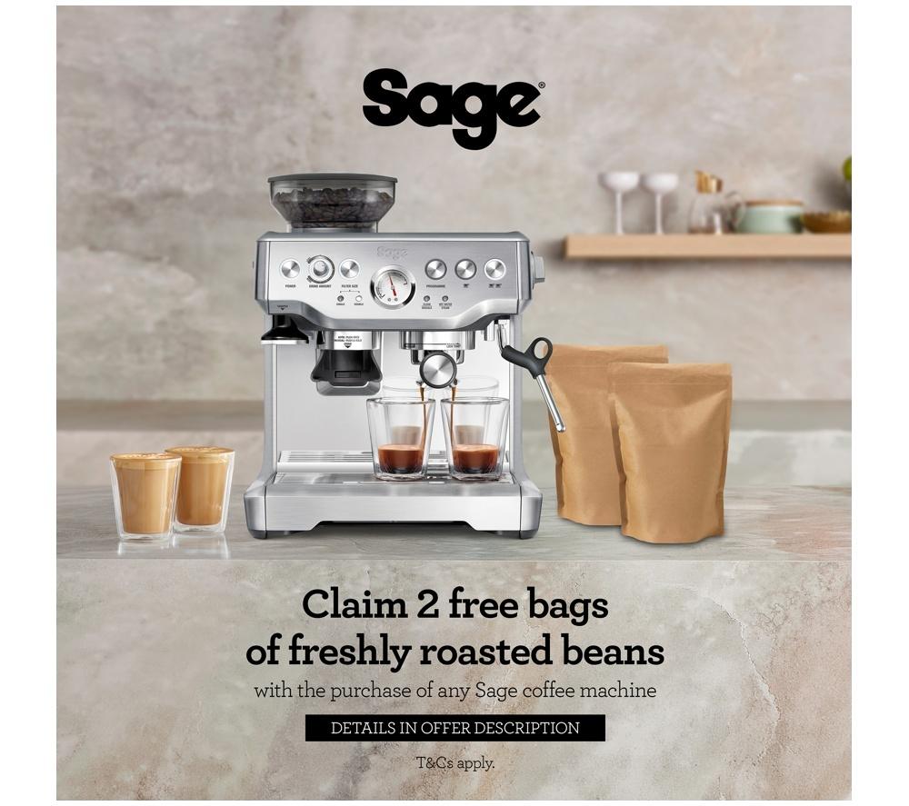 SAGE The Barista Express BES875 Bean to Cup Coffee Machine - Stainless Steel image number 11 of 12