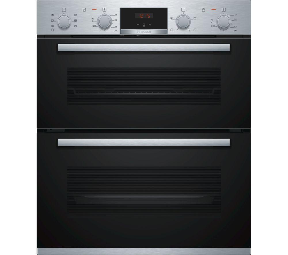 Buy BOSCH Series 4 NBS533BS0B Electric Built under Double Oven