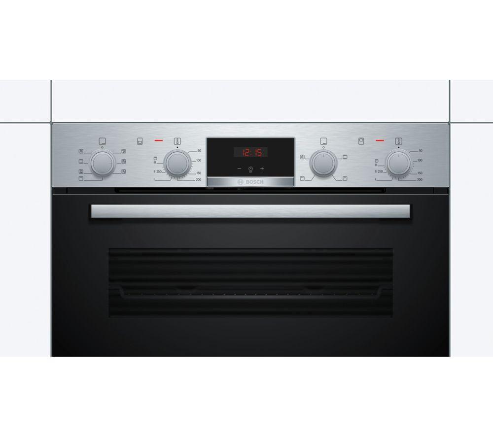 BOSCH Series 4 NBS533BS0B Electric Built-under Double Oven - Stainless Steel image number 2 of 6