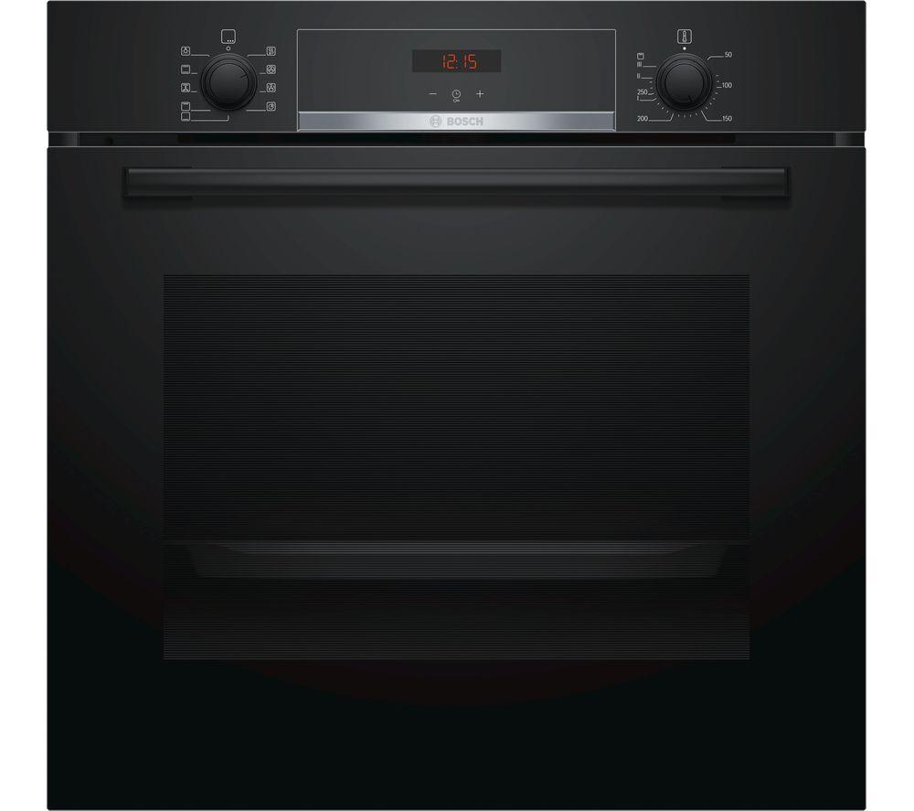 BOSCH Series 4 HBS534BB0B Electric Oven - Black, Black