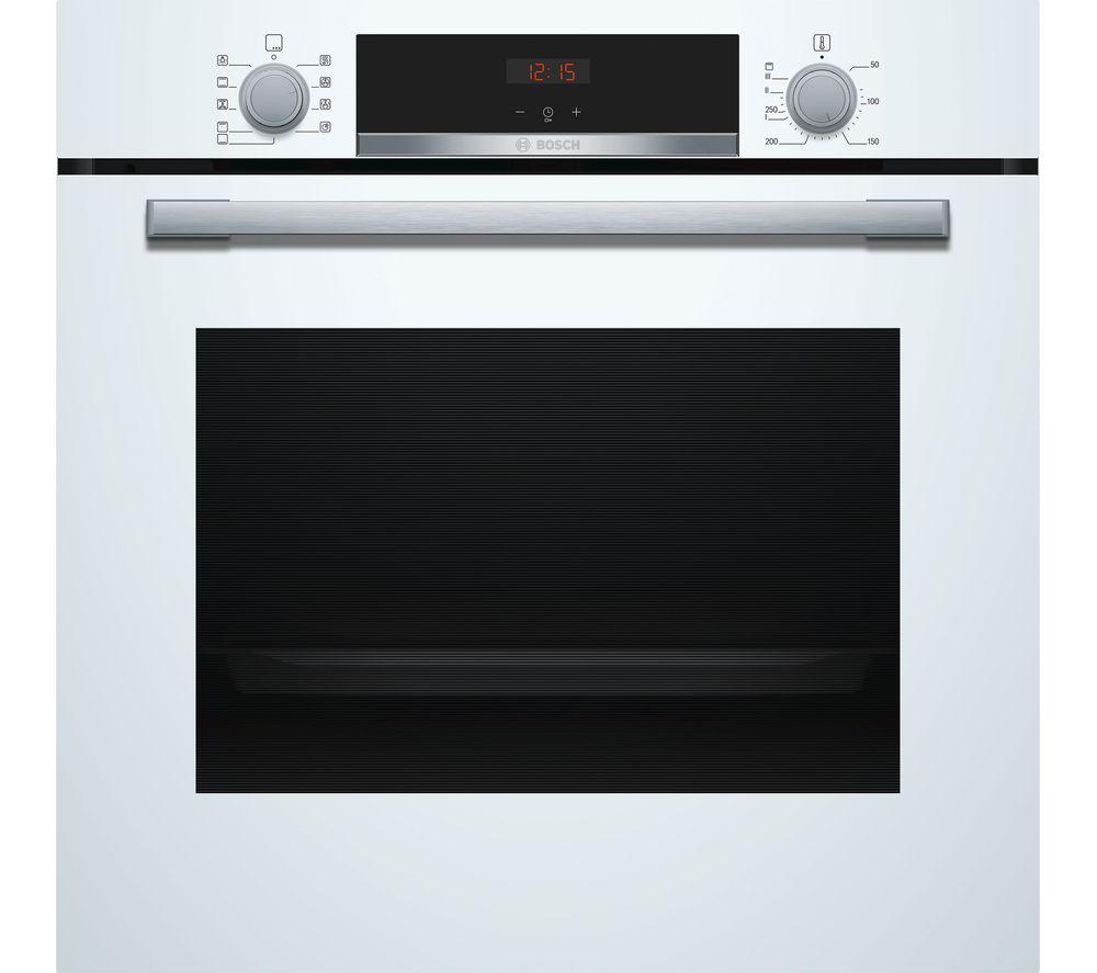 BOSCH Series 4 HBS534BW0B Electric Oven - White, White