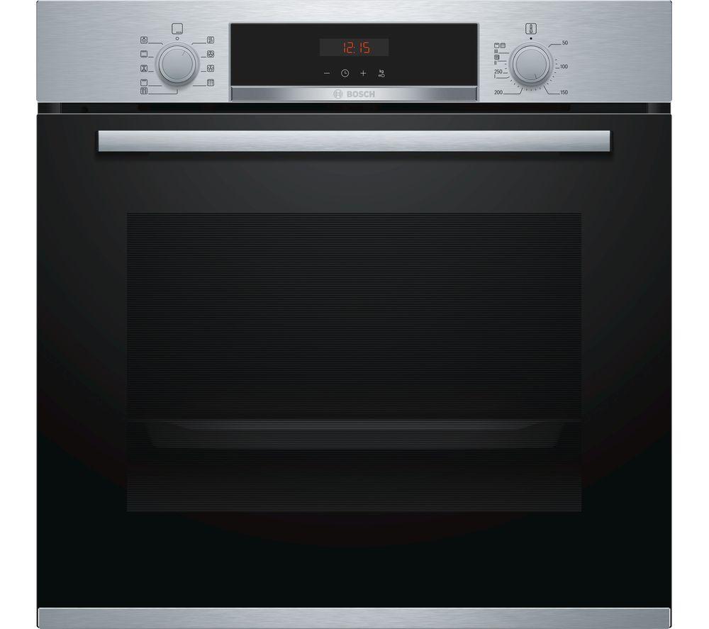 BOSCH Serie 4 HBS573BS0B Electric Oven – Stainless Steel, Stainless Steel