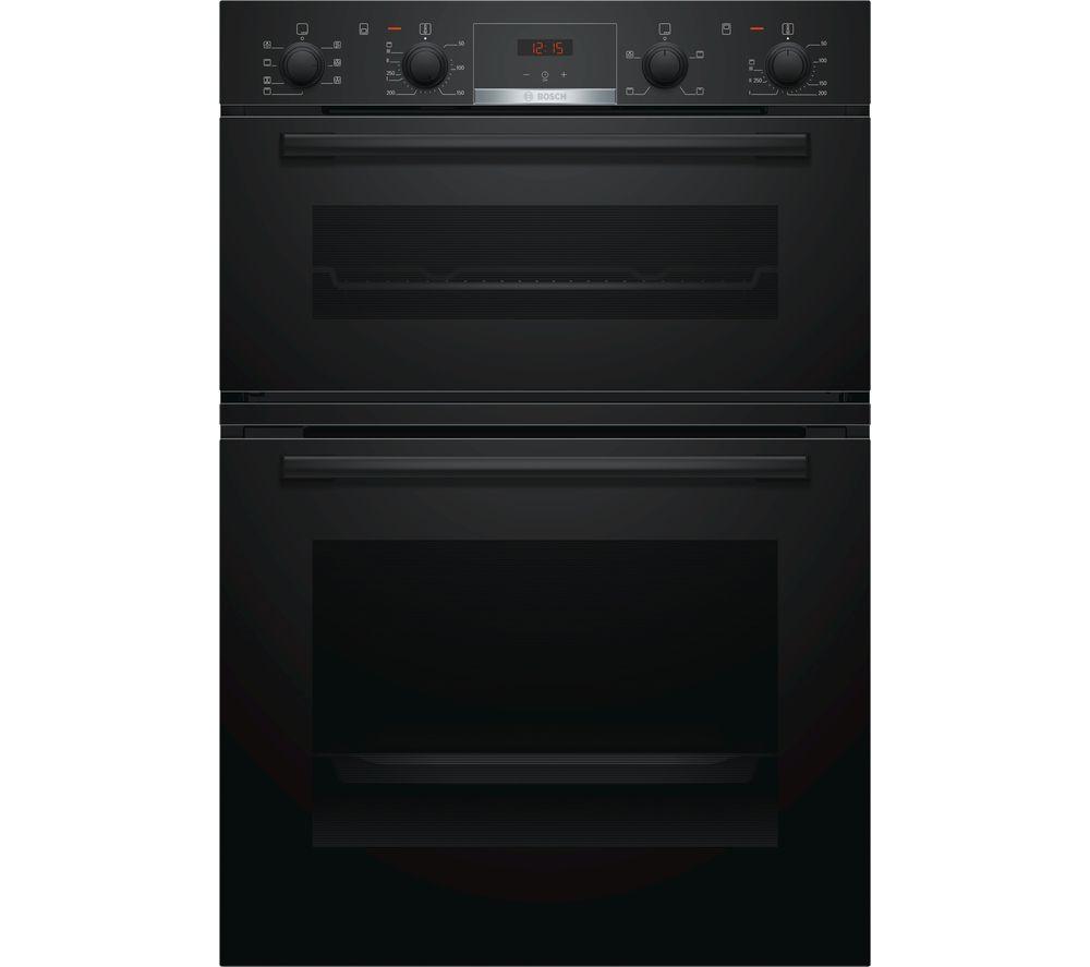 BOSCH Series 4 MBS533BB0B Electric Double Oven - Black, Black