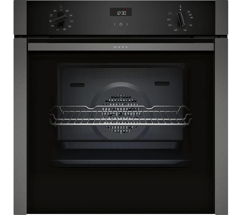 NEFF Slide&Hide N50 B3ACE4HG0B Electric Oven - Graphite, Silver/Grey,Black