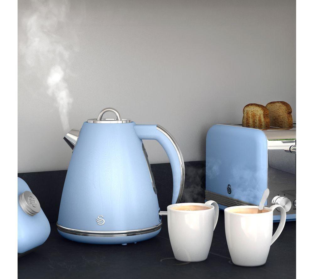 Swan blue outlet kettle