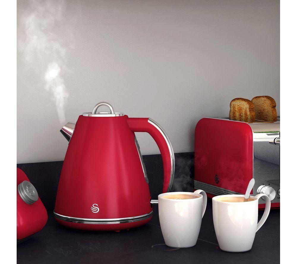 Swan red outlet kettle