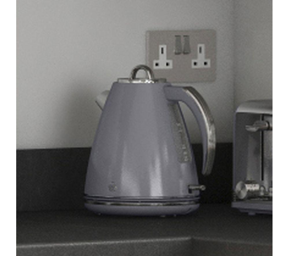 Swan retro grey kettle best sale and toaster