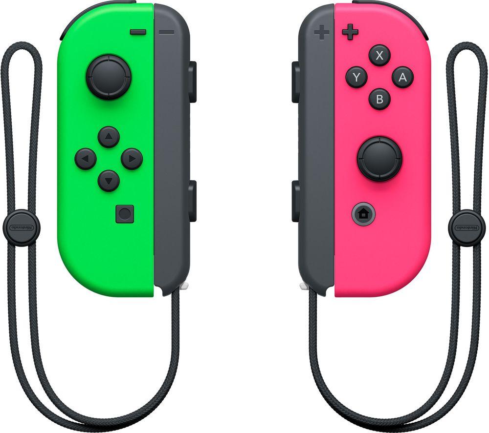 NINTENDO Switch Joy-Con Wireless Controllers - Neon Green & Neon Pink