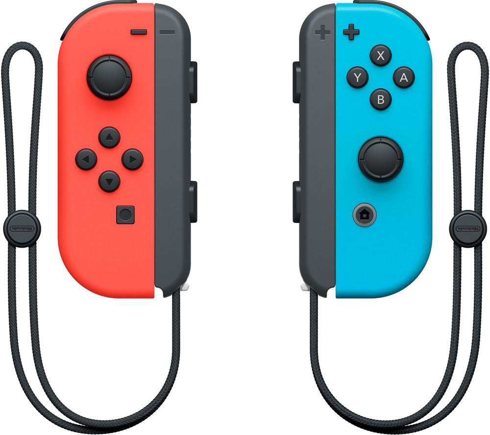 NINTENDO Switch Joy-Con Wireless Controllers - Red & Blue