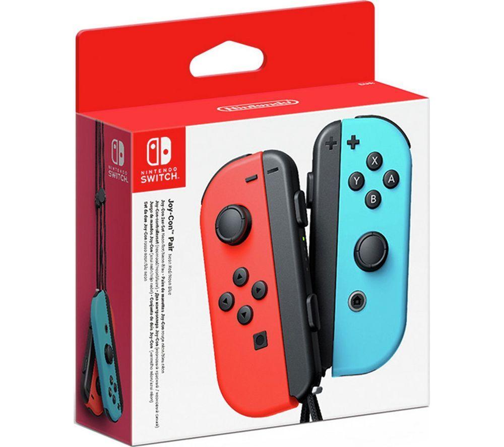 NINTENDO Switch Joy-Con Wireless Controllers - Red & Blue