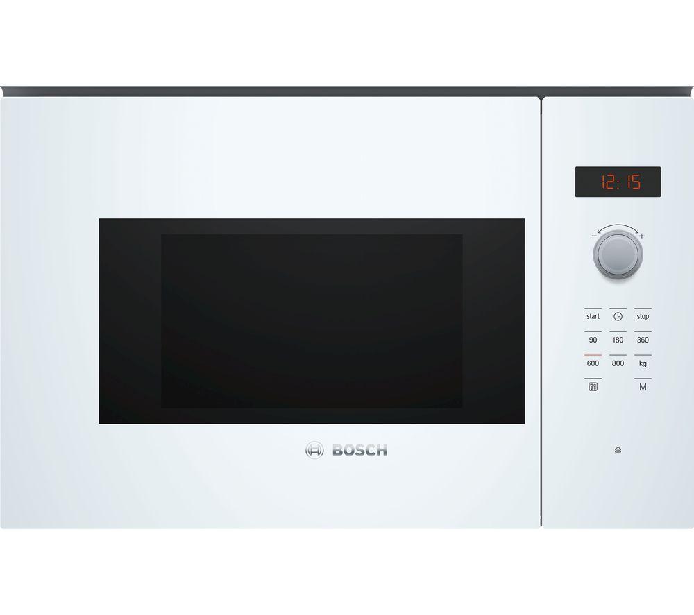 BOSCH Serie 4 BFL523MW0B Built-in Solo Microwave - White
