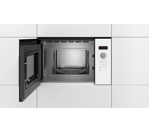 BOSCH Serie 4 BFL523MW0B Built-in Solo Microwave - White image number 6