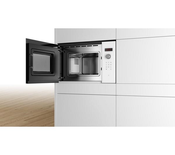 BOSCH Serie 4 BFL523MW0B Built-in Solo Microwave - White image number 7