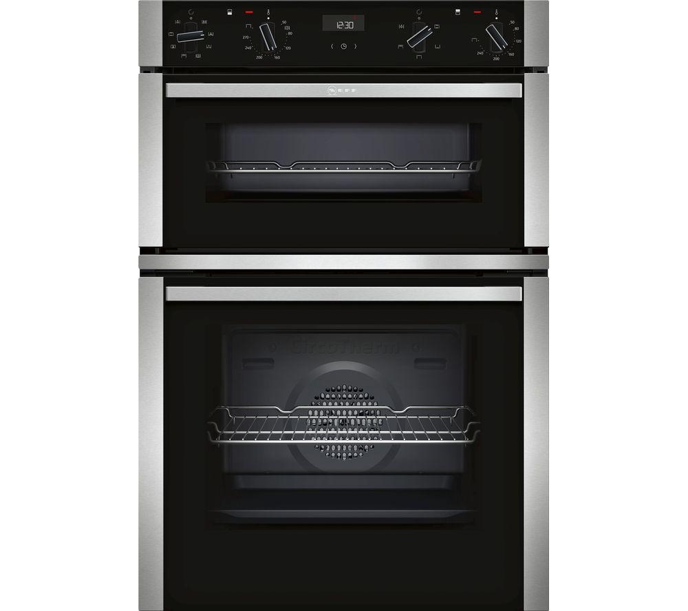 NEFF N50 U1ACE2HN0B Electric Double Oven – Stainless Steel, Stainless Steel