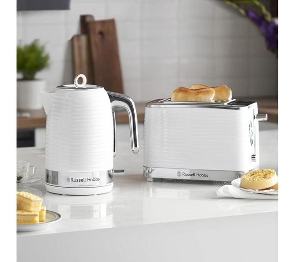 RUSSELL HOBBS Inspire 24370 2-Slice Toaster - White image number 4