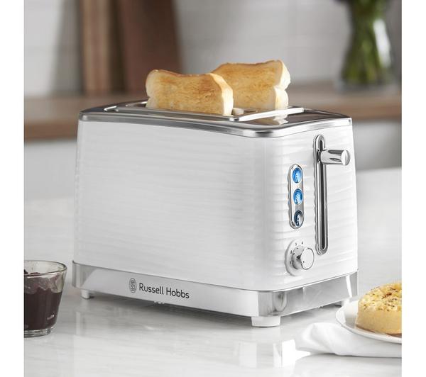 RUSSELL HOBBS Inspire 24370 2-Slice Toaster - White image number 5