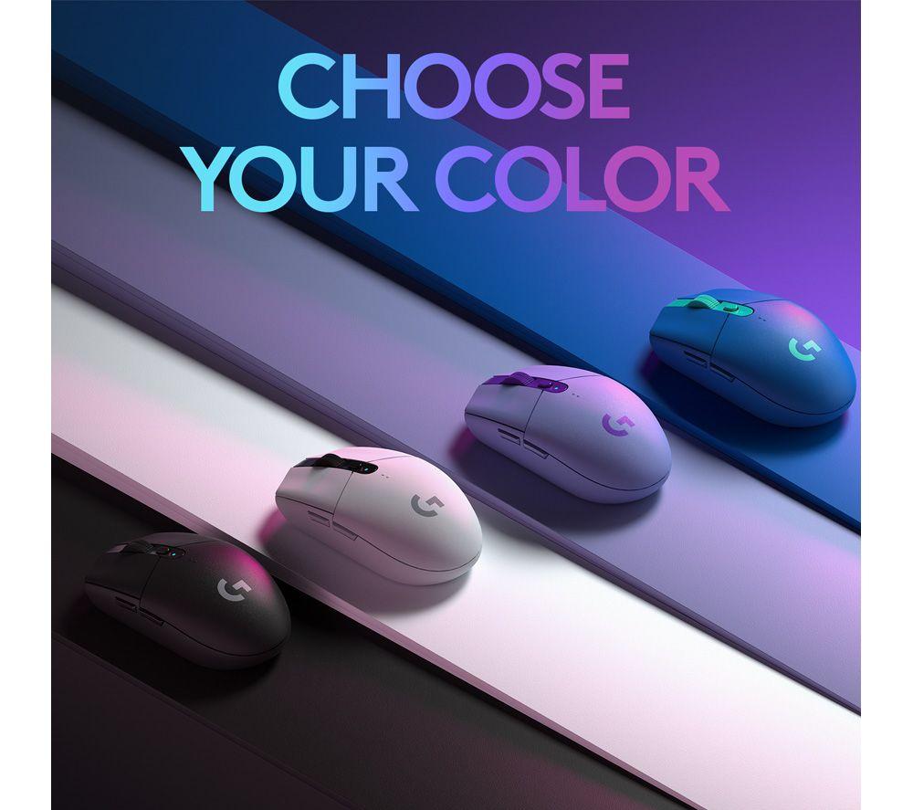 LOGITECH G305 Lightspeed Wireless Optical Gaming Mouse - White image number 12 of 12