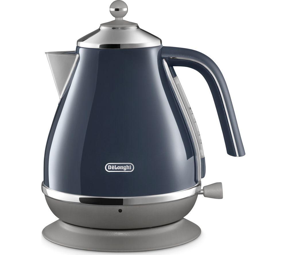 DELONGHI Icona Capitals KBOC3001.BL Jug Kettle - Blue, Blue