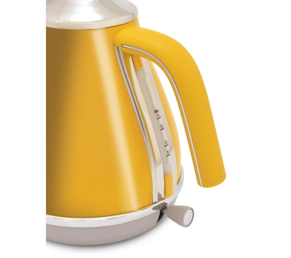 DELONGHI Icona Capitals KBOC3001.Y Jug Kettle - Yellow image number 7 of 12
